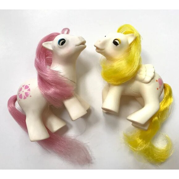 My Little Pony BBE Beddy Eye Ponies Sundance and Lofty MLP G1 - Picture 1 of 10
